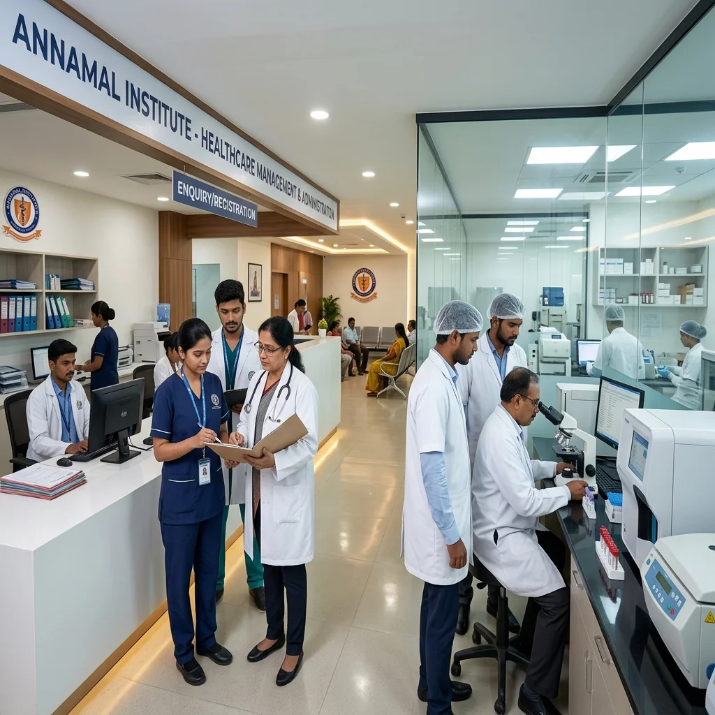 Hospital Management Practical Training at Annamal Institute
